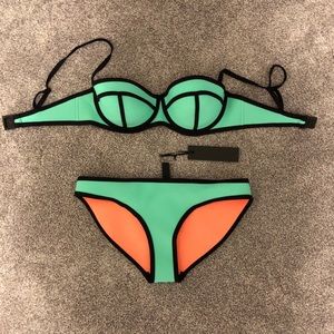 NWT triangl swimsuit. SMALL top and MED bottom